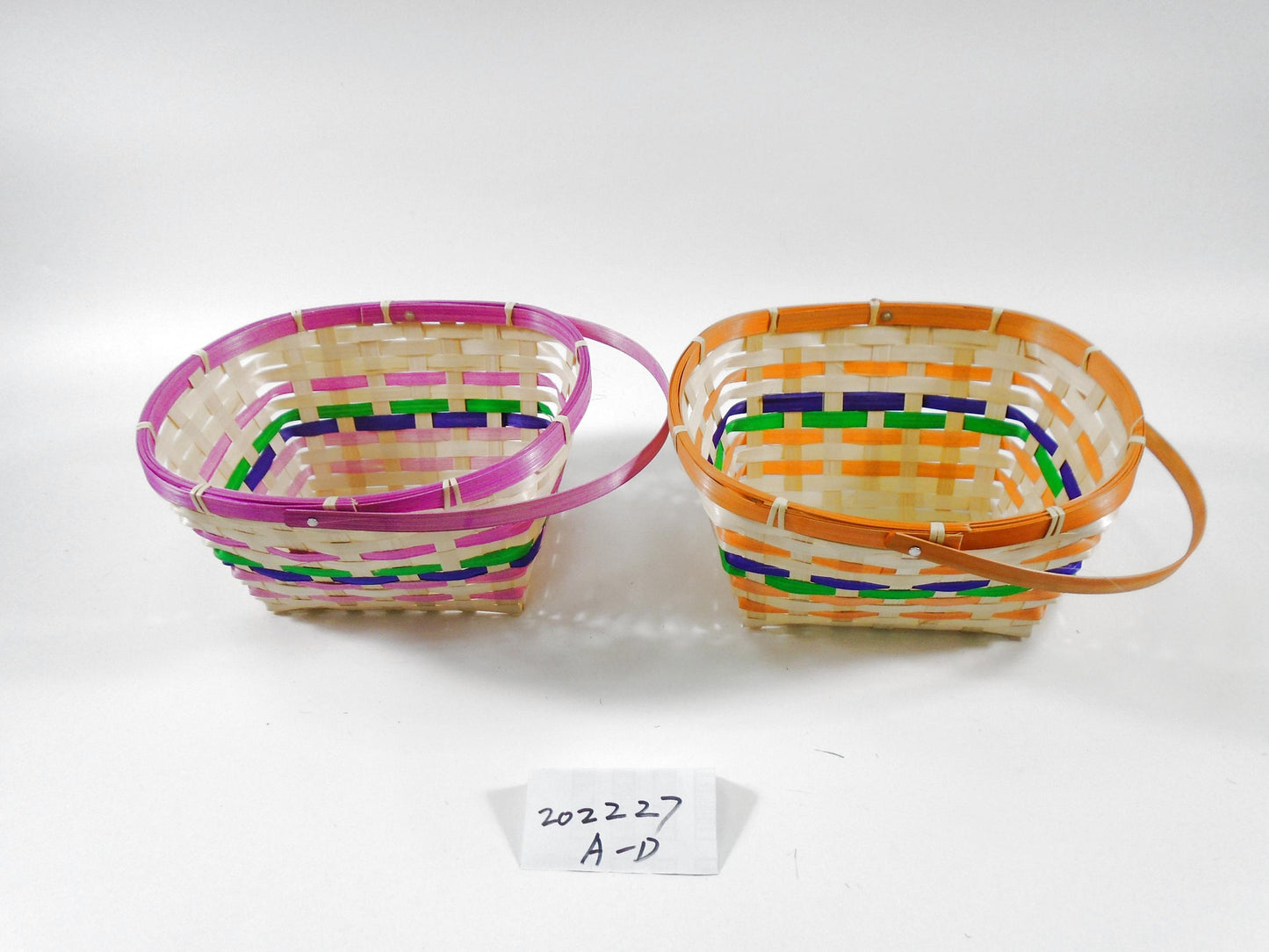 Bamboo Hand Made Basket (202227)