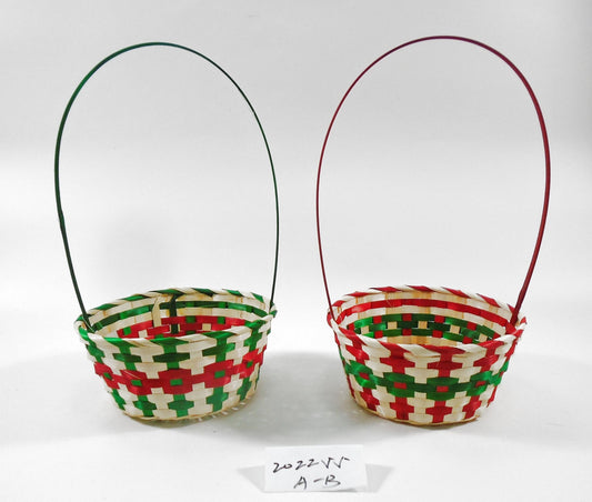 Bamboo Hand Made Basket (202255)