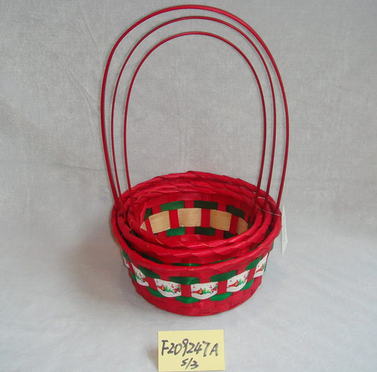 Bamboo Hand Made Basket (F209247A_S/3)