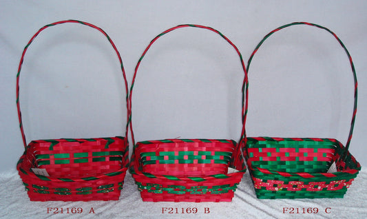 Bamboo Hand Made Basket (F21169 A-C)