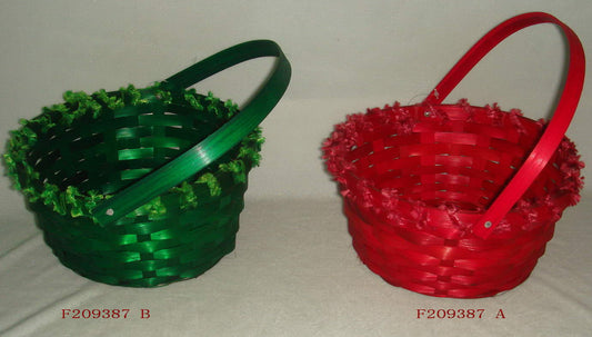 Bamboo Hand Made Basket (F209387 A-B)