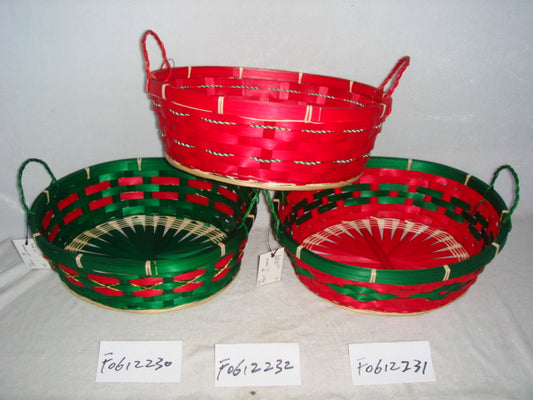 Bamboo Hand Made Basket (F0612230-32)