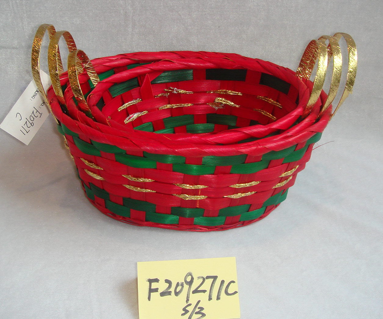 Bamboo Hand Made Basket (F209271C_S/3)