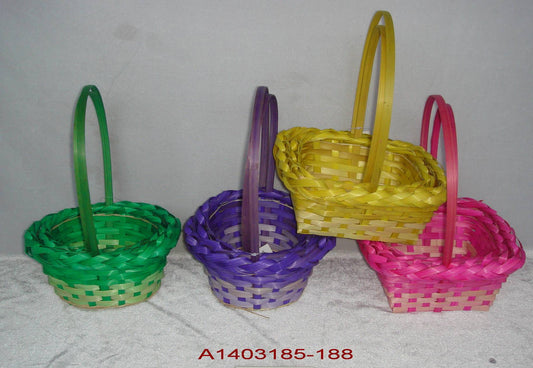 Bamboo Hand Made Basket (A1403185-188）