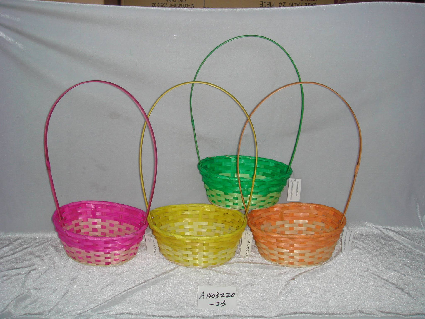 Bamboo Hand Made Basket (A1403220-23)