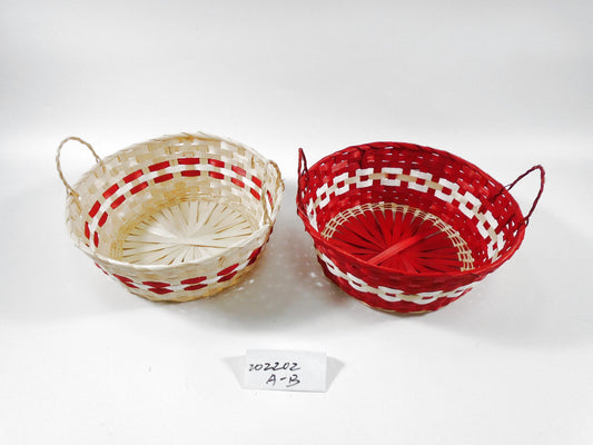 Bamboo Hand Made Basket (202202)