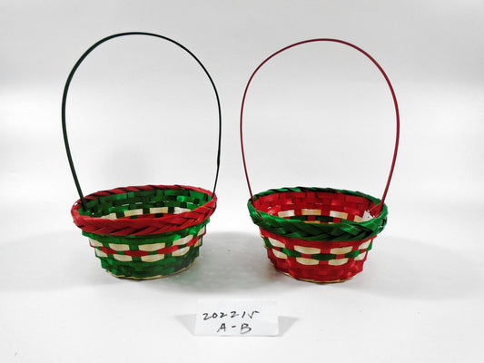 Bamboo Hand Made Basket (202215)