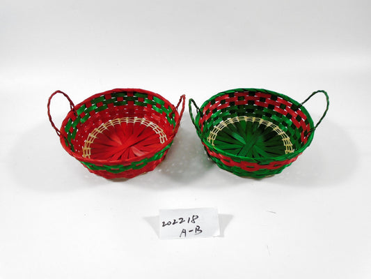 Bamboo Hand Made Basket (202218)