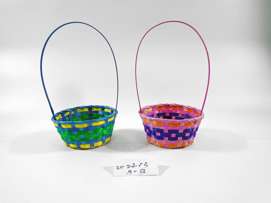 Bamboo Hand Made Basket (202253)