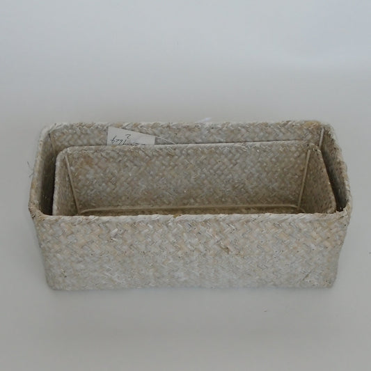 Seagrass Hand Made Basket (9624-2)