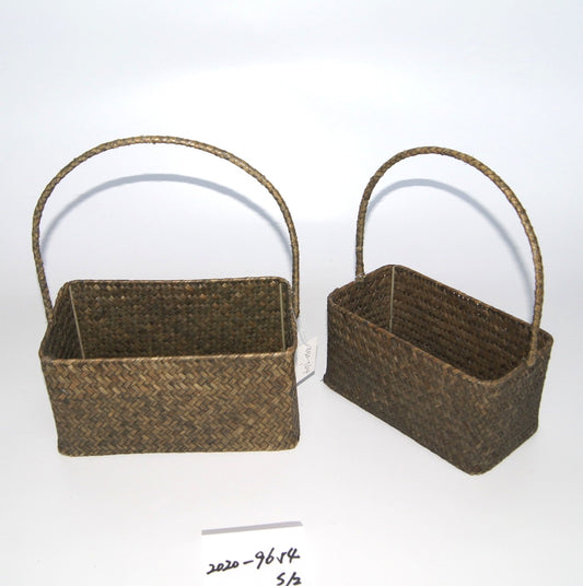 Seagrass Hand Made Basket (9654-3)